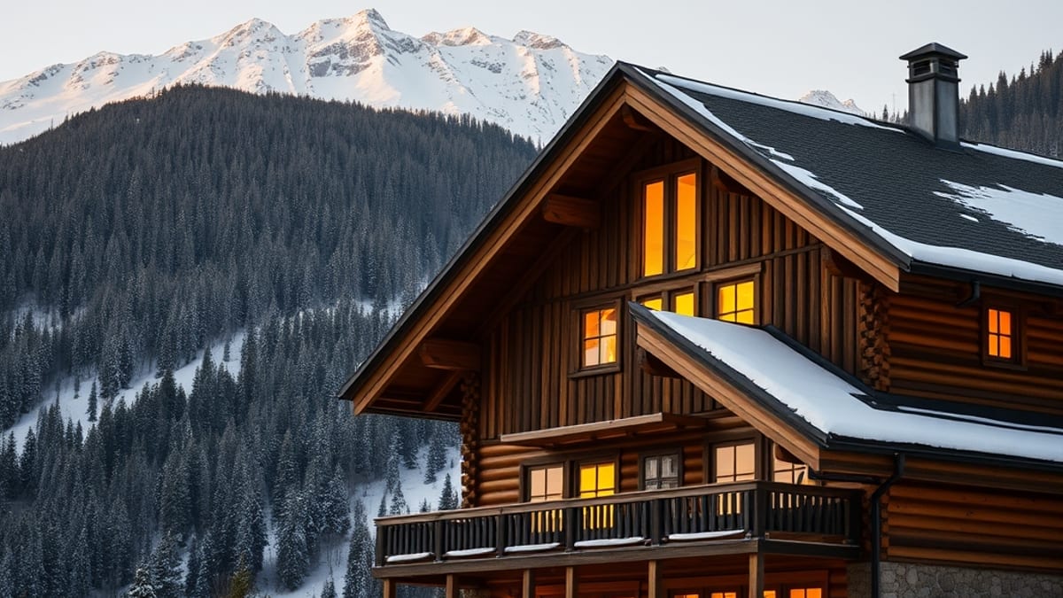 mountain lodge