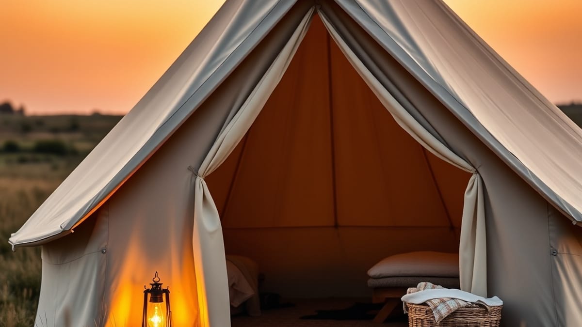 glamping trip