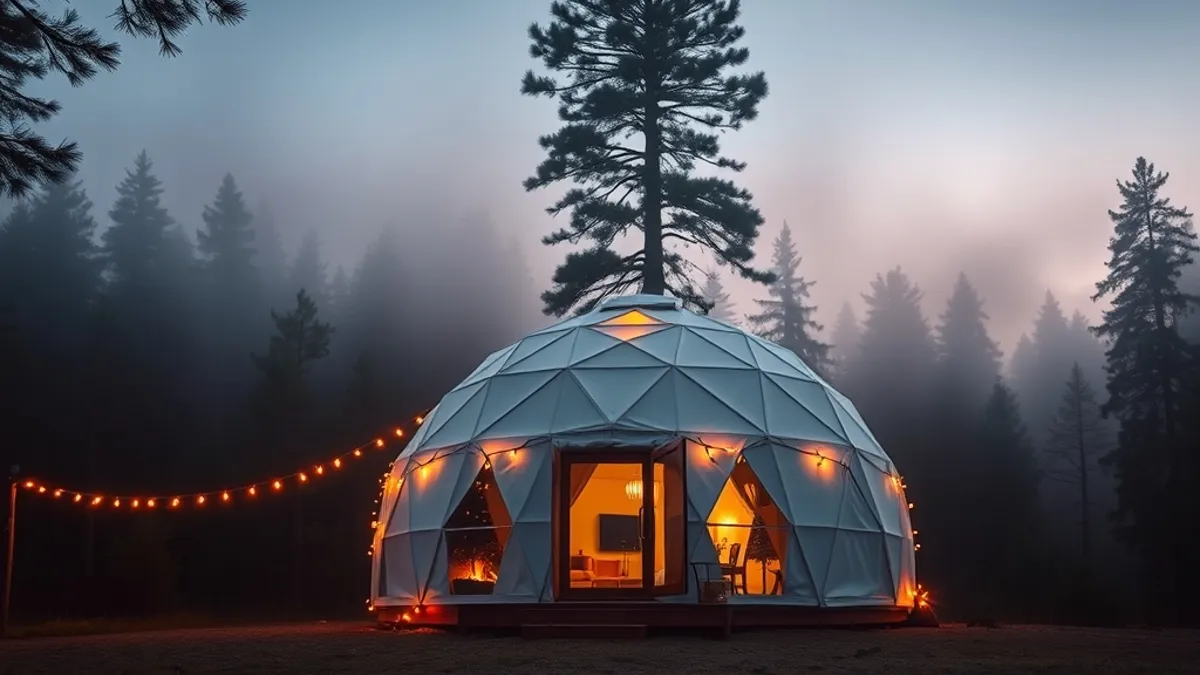 safari tents vs yurts vs domes